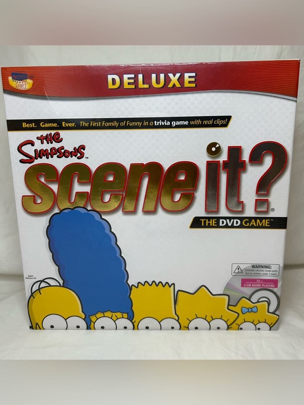 The Simpsons Scene It Deluxe Edition DVD Trivia Board Game 2006
